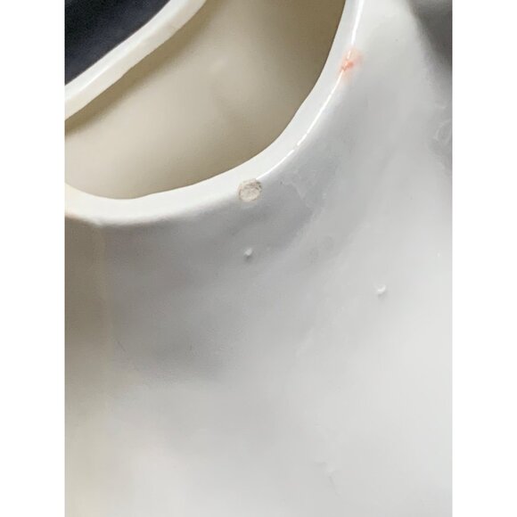 Vintage Bossie Cow-Shaped Ceramic Pitcher with Floral Accents & Handle Lefton - Picture 3 of 14